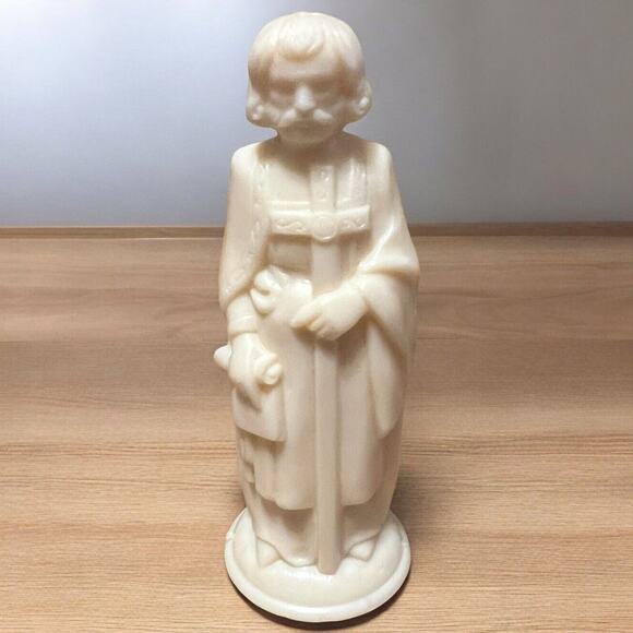 Vintage White Bishop E.S. Lowe Plastic Chess Piece 1 Replacement Part ONLY READ - Picture 1 of 12
